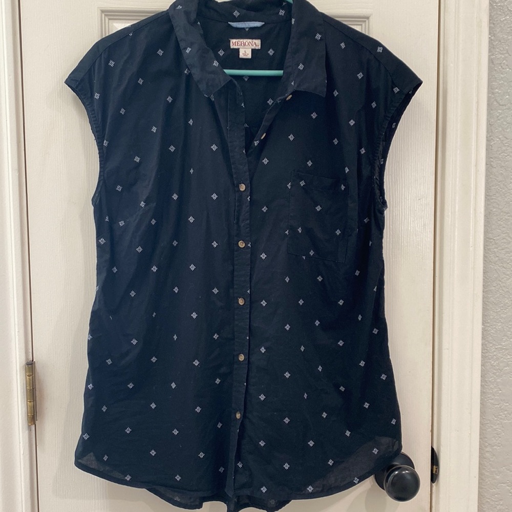 Merona cotton blouse.